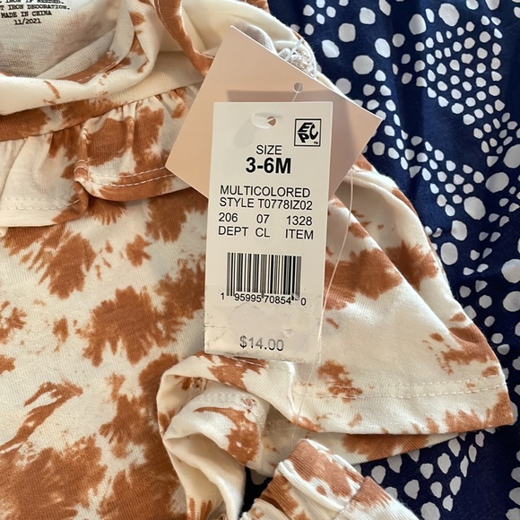 Grayson Mini Hello Adorable 3-6m Baby Girl’s Top & Bottom Set - Picture 4 of 5